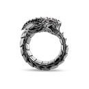 retro Norse mythical dragon Nidhogg ethnic style alloy ringpicture6