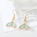 fashion glitter resin mermaid tail earring necklace wholesalepicture9