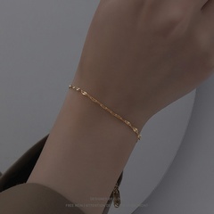 fashion solid color thin strip titanium steel bracelet wholesale