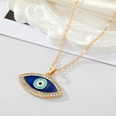 Retro Rhinestone Turkish Blue Eye Pendant Necklace Wholesalepicture10