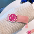 Fashion Contrast Color Leather BB Clip Smiley Heart Hair Clippicture11