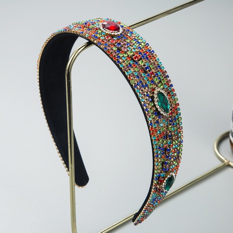 Diadema de diamantes de imitación con gemas barrocas coreanas's discount tags