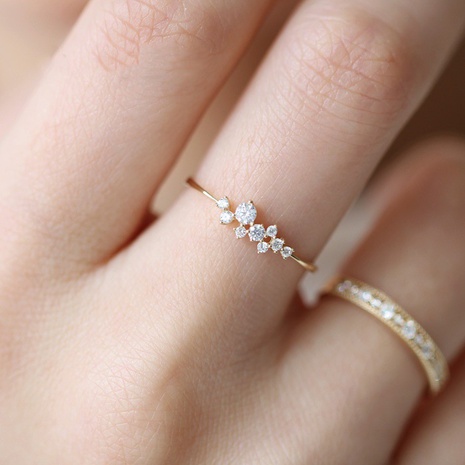 bague en diamant bijoux de doigt élégants en gros bague simple NHSJJ621125's discount tags