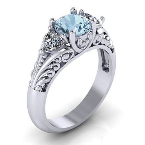 Diamond Ring Engagement Ring Creative Couple Ring NHSJJ621169's discount tags