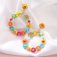 retro fashion goldplated geometric baroque colorful beads ear hookspicture6