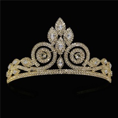 Bling headband fashion bridal wedding zircon crown tiara banquet dress accessories