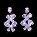 fashion butterflyshaped pendant earrings simple fashion zircon ladies long earringspicture8