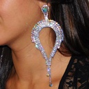 Europe and the United States exaggerated oversized earrings super flash diamond earringspicture6
