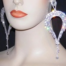 Europe and the United States exaggerated oversized earrings super flash diamond earringspicture7