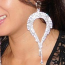 Europe and the United States exaggerated oversized earrings super flash diamond earringspicture8