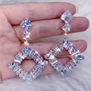 fashion shiny zircon short round pendant eexquisite earrings wholesalepicture5