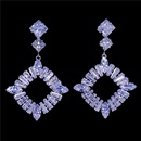 fashion shiny zircon short round pendant eexquisite earrings wholesalepicture6