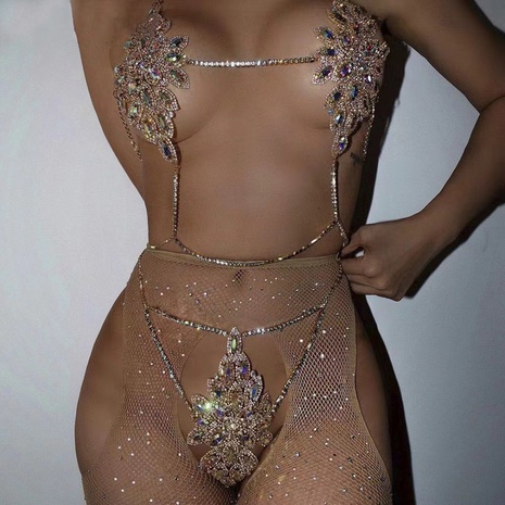 new rhinestone body chain sexy underwear stage show clothing body chain's discount tags