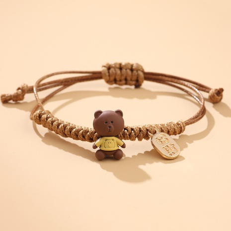 Korean cartoon bear bracelet female simple gift jewelry wholesale's discount tags