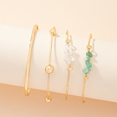 Stone Crystal Bracelet Set Women's Simple Fashion Bead Bracelet Wholesale