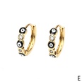 European and American retro devils eye oil drop earrings simple copper earringspicture15