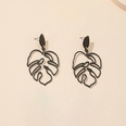 European and American new hollow leaf earrings female retro alloy earringspicture14