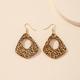 European and American ethnic style wooden leopard print earrings female wholesalepicture11