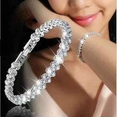 Roman Bracelet Women's Zircon Crystal New Alloy Bracelet