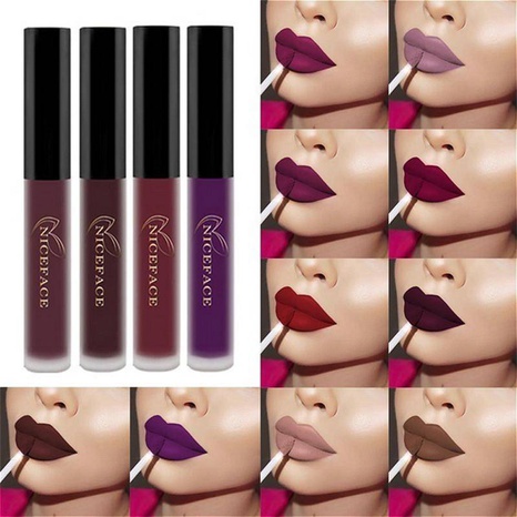 Matte matte lip glaze does not fade and does not stick to cup lip gloss NHYSL707073's discount tags