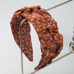 Korean pleated floral fabric headband wholesale