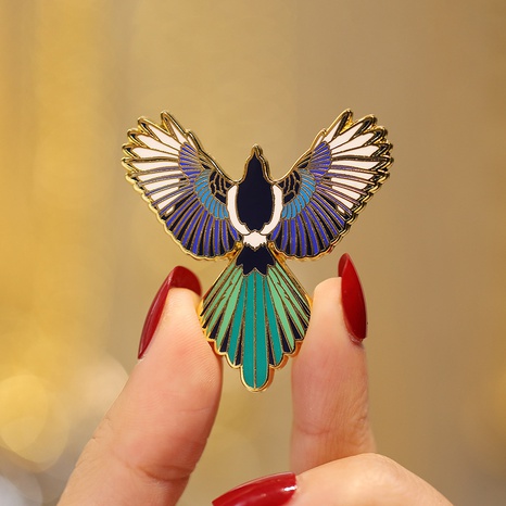 retro fashion bird enamel color alloy brooch cartoon exquisite corsage's discount tags
