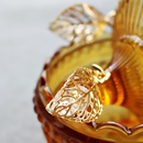 fashion luxury gorgeous zircon wispy gold leaves long earrings womenpicture10