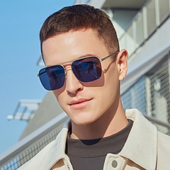 New nylon polarized sunglasses men's driver driving square sunglasses