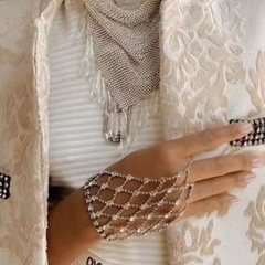 fashion mesh rhinestone finger bracelet jewelry full drill hand back chain Bracelet