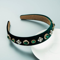 Vintage verzierte Perle und Edelstein dekoratives Stirnband