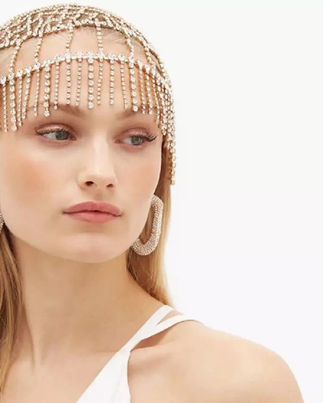 fashion zircon crown tiara bridal new fringe headband wedding fashion jewelry's discount tags