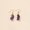 vintage color crystal gravel retro alloy geometric earrings wholesalepicture11