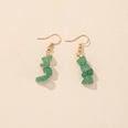 vintage color crystal gravel retro alloy geometric earrings wholesalepicture16