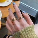 simple geometric fine simple weaving copper ring wholesalepicture7