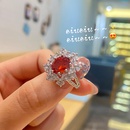 classic horse eye studded simple red zircon bracelet ring wholesalepicture9