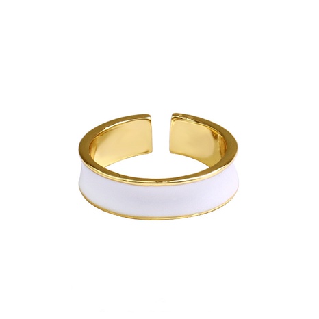 retro open solid color geometric copper ring wholesale's discount tags