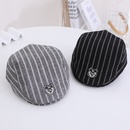 childrens striped beret Korean baby fashion label baseball cap wholesalepicture6