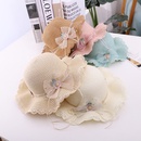 summer new bow lace straw hat bag suit cute princess girl travel sun hat wholesalepicture7