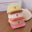 Robot soft brim color matching baby hat embroidery simple baby sunshade hat wholesalepicture8
