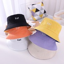 Spring and autumn new eat little lazy cat embroidered childrens foldable fisherman hatpicture7