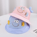 Allmatch cute little fish fin heart childrens half mesh breathable fisherman hat  NHJCX623624picture3