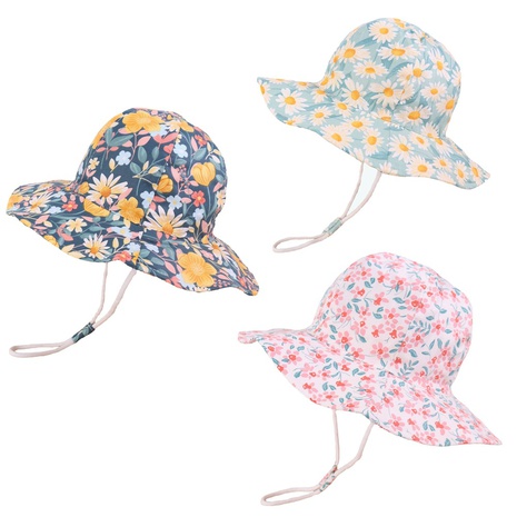 European and American multi-size printing cartoon animal children's fisherman hat wholesale's discount tags