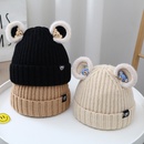 bonnet tricot en laine pour enfants ours dessin anim mignon automne et hiverpicture3