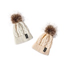 Black knitted hat male treasure warm twist wool hat female autumn and winterpicture7
