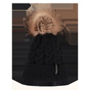 Black knitted hat male treasure warm twist wool hat female autumn and winterpicture9