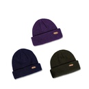 Autumn and winter new warm trend ear protection deer label knitted hat wholesalepicture8