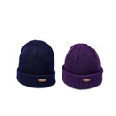 Autumn and winter new warm trend ear protection deer label knitted hat wholesalepicture9