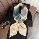 Nouveau foulard en soie assorti aux couleurs corennes 90cm grand foulard carrpicture7