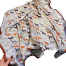 Pony printing decorative square towel thin sunscreen shawl beach towelpicture10
