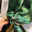 2022 new style thin scarf 90cm leopard print large square scarf simulation silk scarf wholesalepicture9
